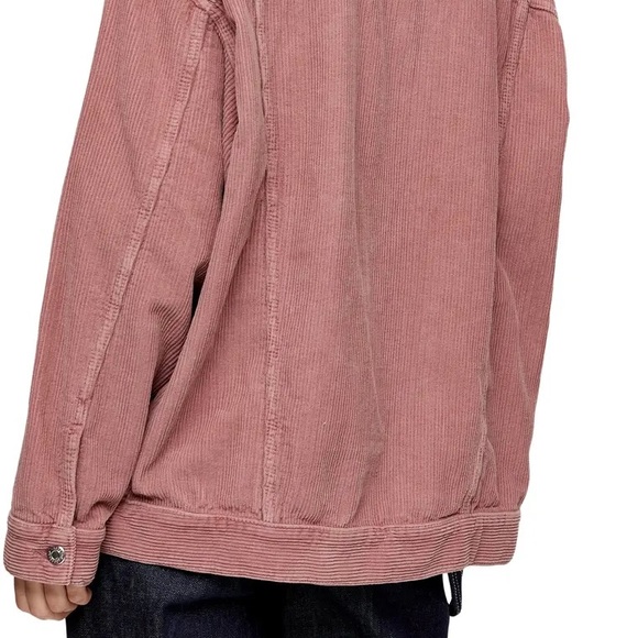 Topshop Oversized Corduroy Jacket 